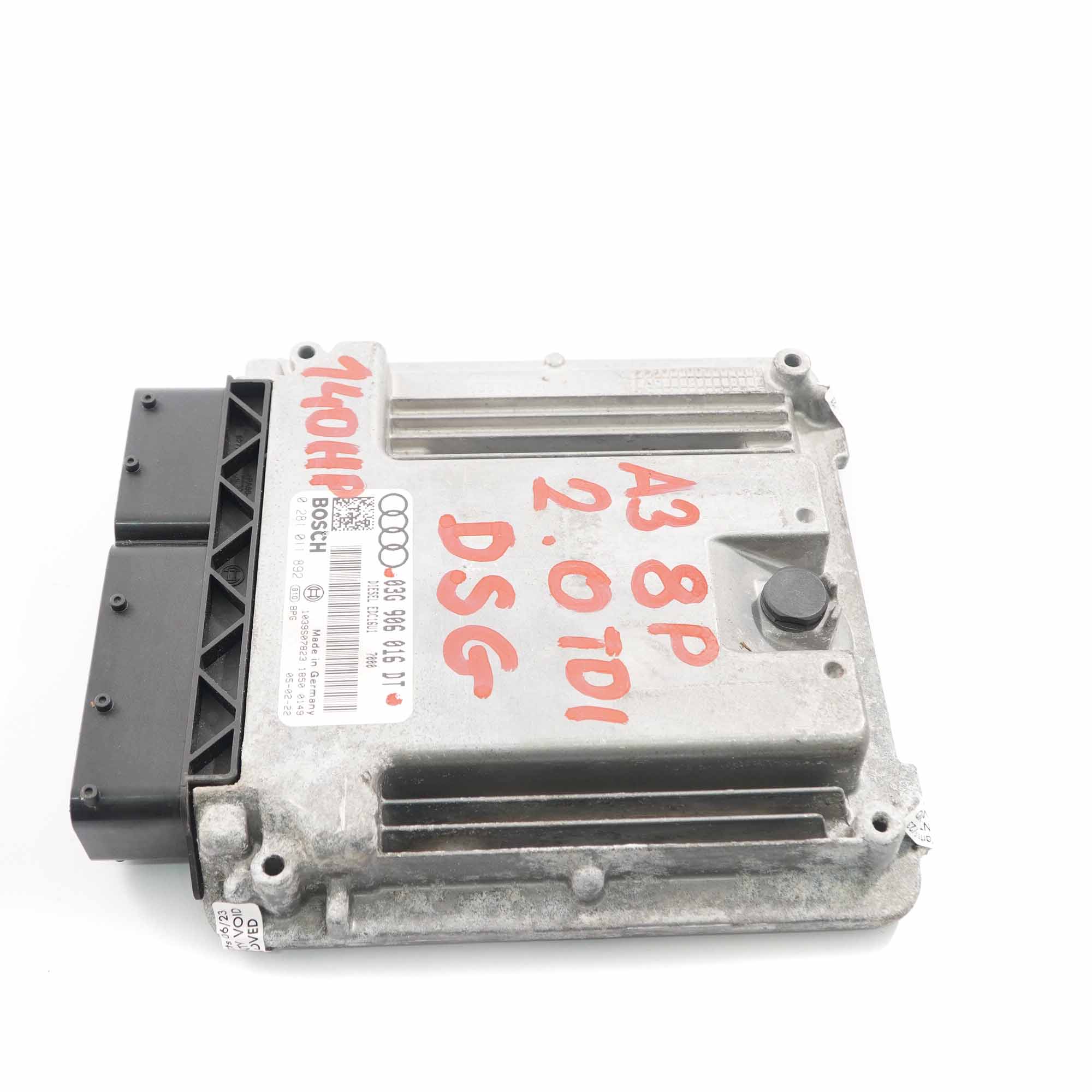 Audi A3 8P 2.0 TDI 140HP Diesel Engine Control Unit ECU Module DSG 03G906016DT