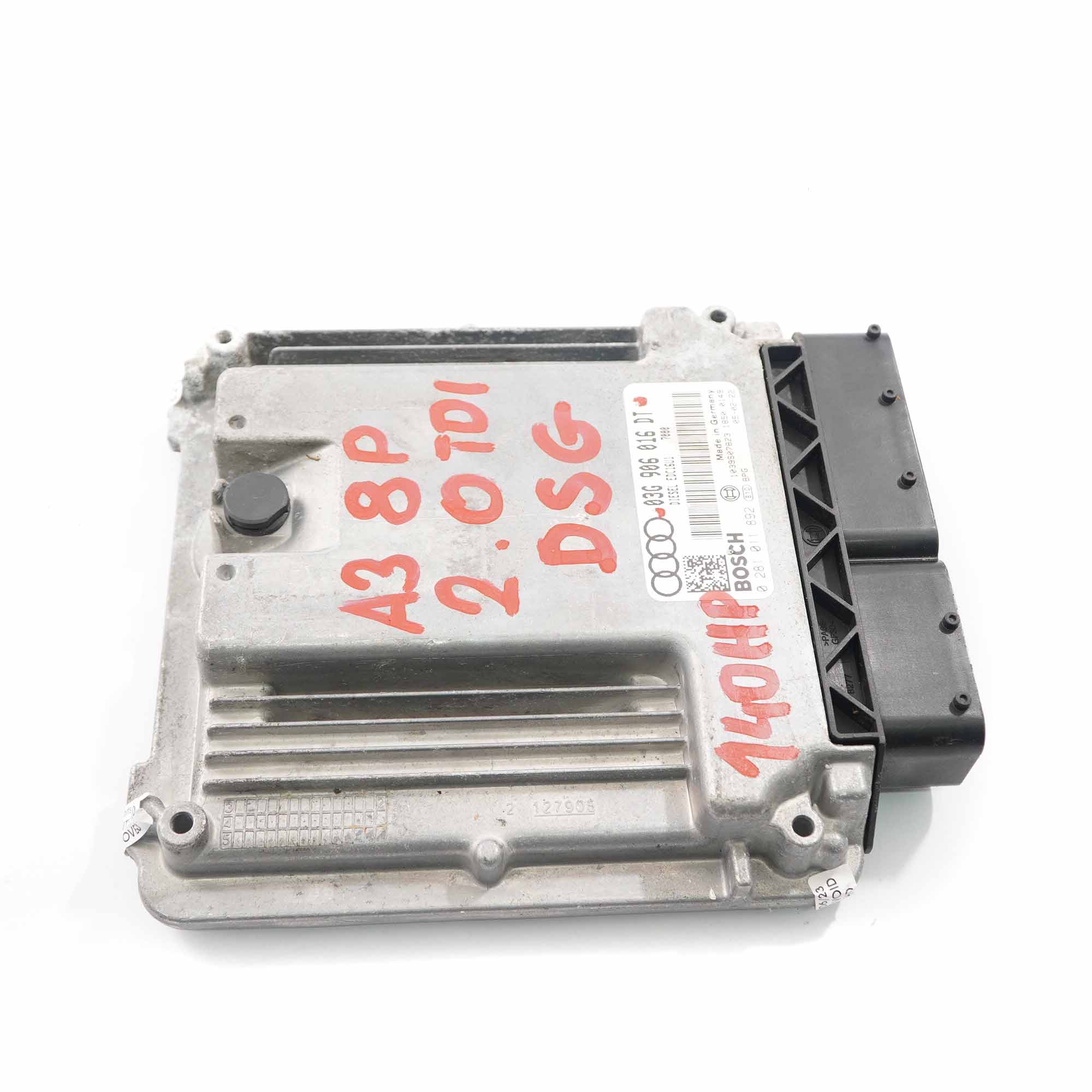 Audi A3 8P 2.0 TDI 140HP Diesel Engine Control Unit ECU Module DSG 03G906016DT