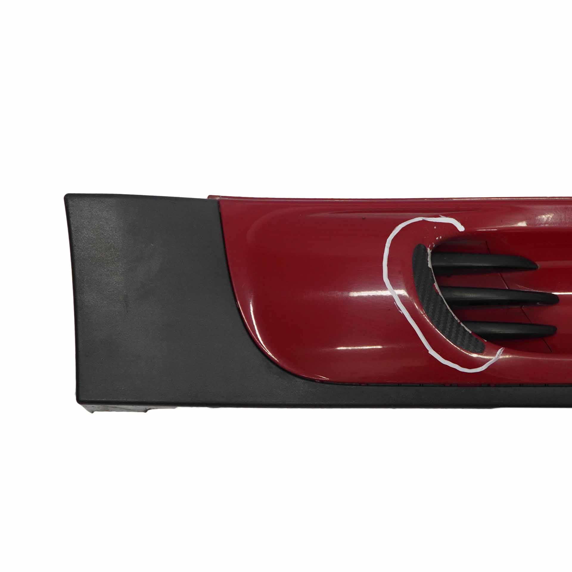 Mini R56 R57 JCW Couvre-porte Droite Panneau de Garniture Latéral Chili Red 851