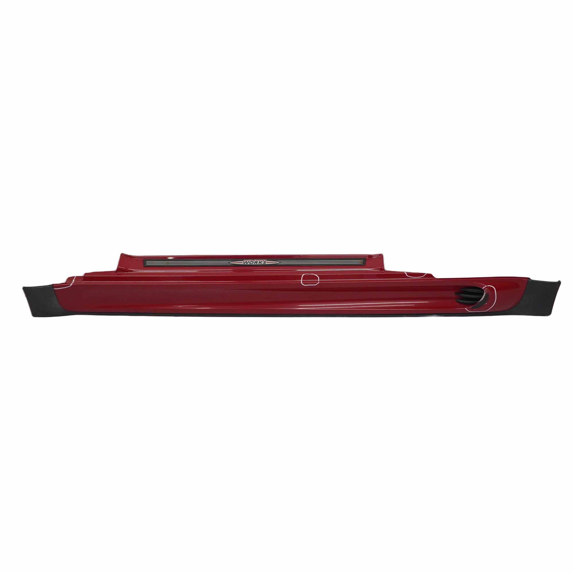 Mini R56 R57 JCW Couvre-porte Gauche Panneau de Garniture Latéral Chili Red 851