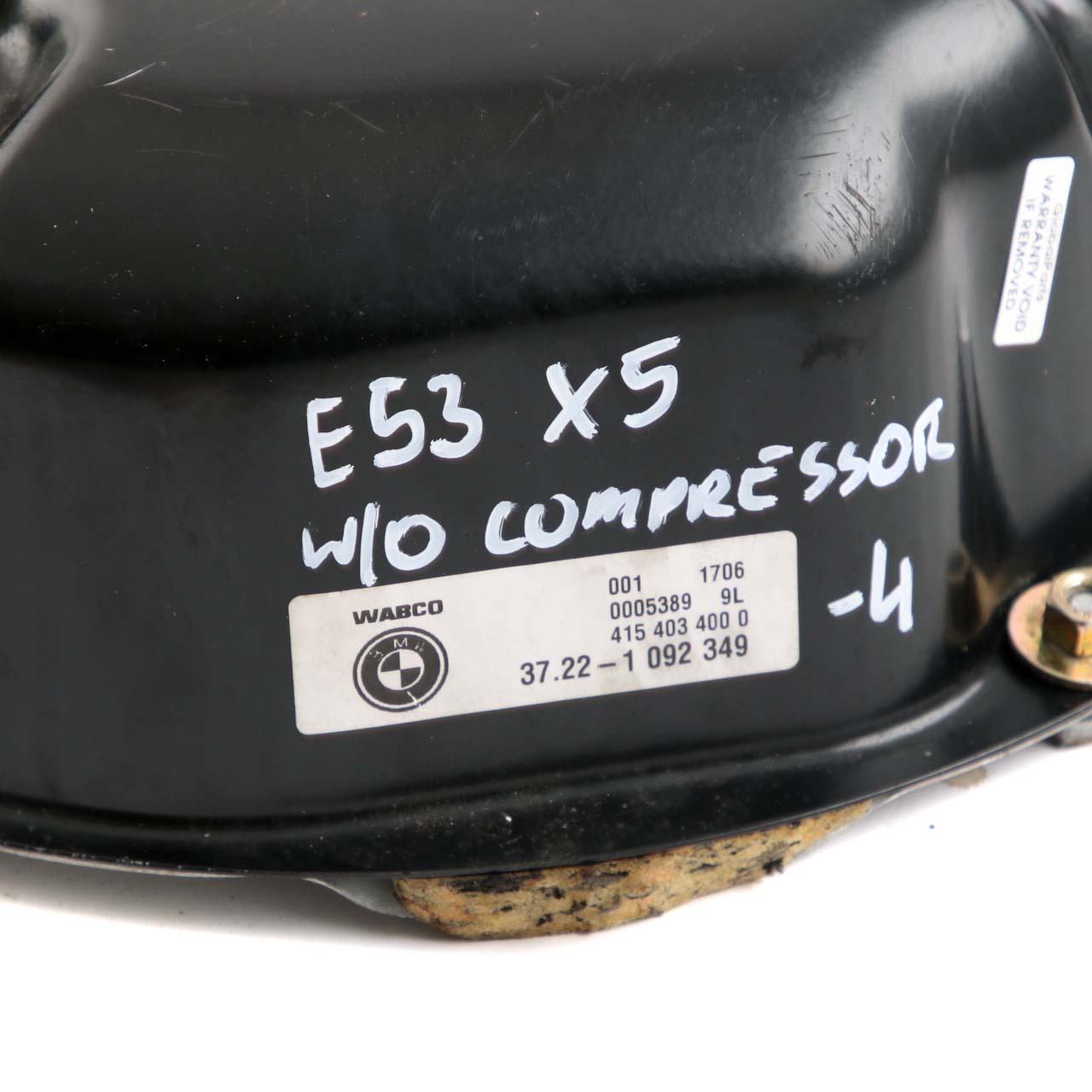 BMW E39 E65 E53 Suspension Pneumatique Compresseur Dispositif Couvercle