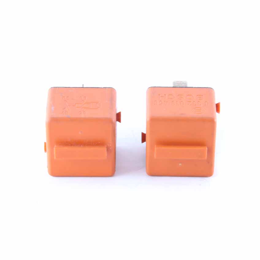 BMW E60 E63 E87 E90 E91 Relais Faire Contact Orange Bosch 4 Pins Set 1378238