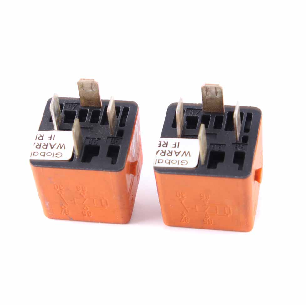 BMW E60 E63 E87 E90 E91 Relais Faire Contact Orange Bosch 4 Pins Set 1378238