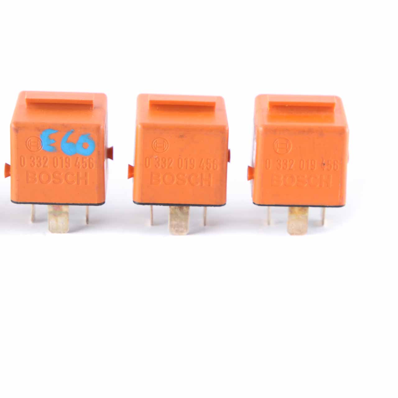 BMW E60 E63 E87 E90 E91 Relais Faire Contact Orange Bosch 4 Pins Set 1378238