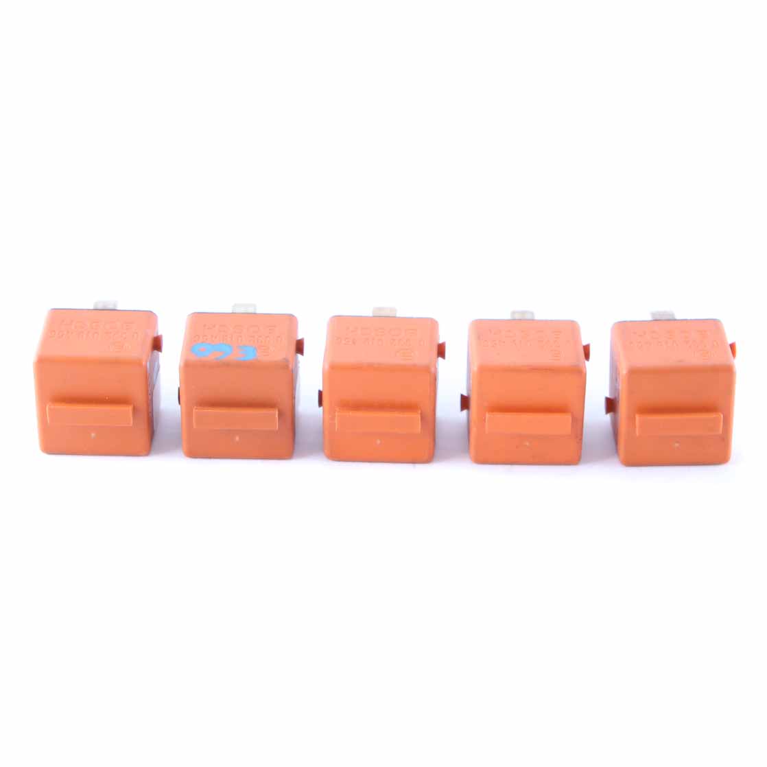 BMW E60 E63 E87 E90 E91 Relais Faire Contact Orange Bosch 4 Pins Set 1378238