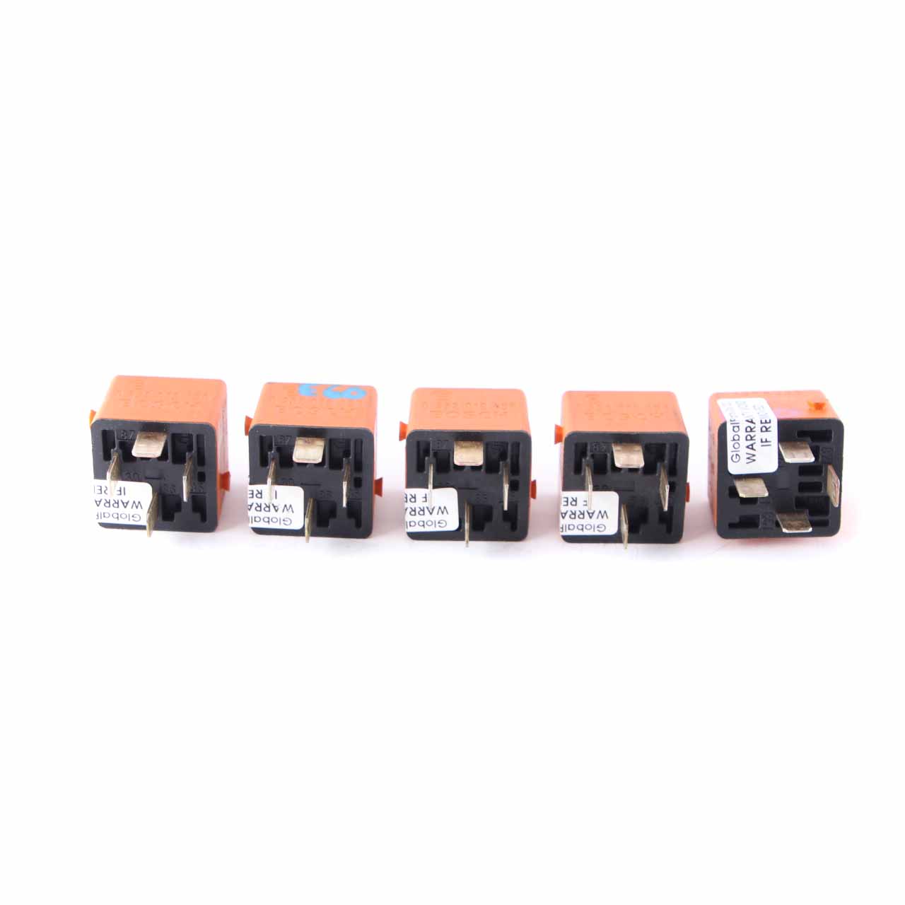 BMW E60 E63 E87 E90 E91 Relais Faire Contact Orange Bosch 4 Pins Set 1378238