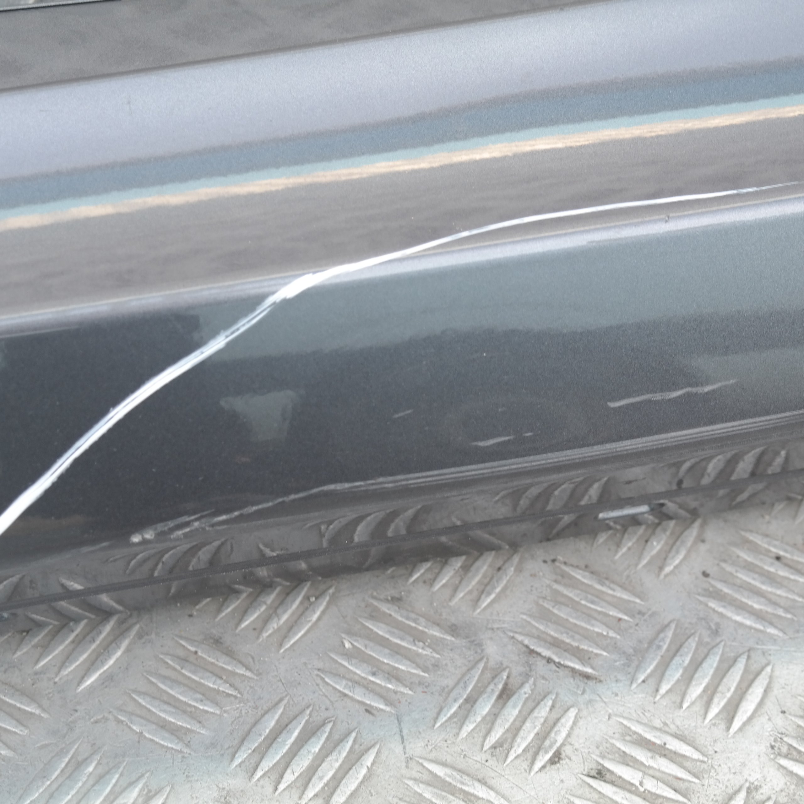 BMW E87 LCI Bas de Porte Couverture Seuil A Gauche Mousseux de Graphite