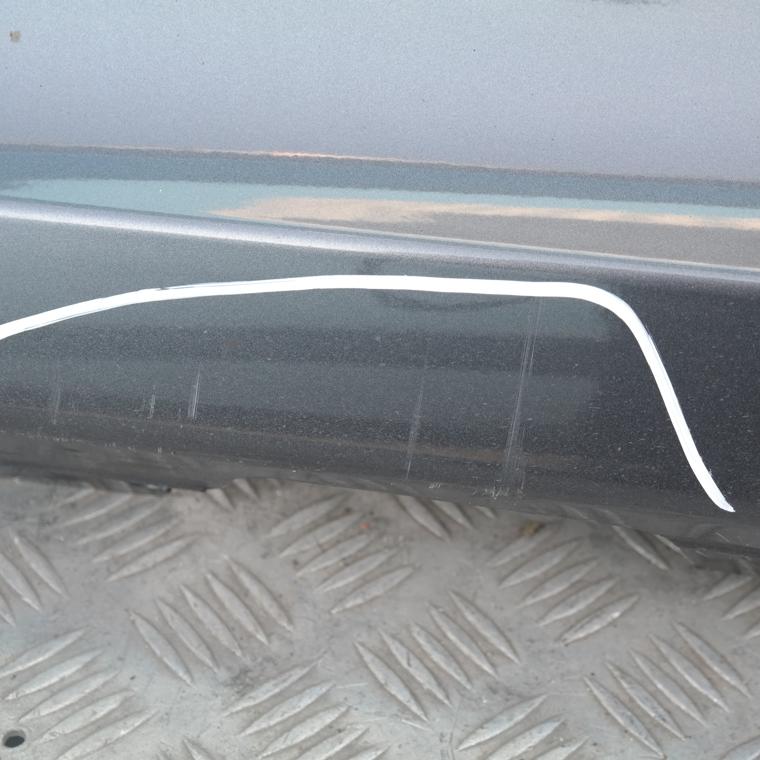 BMW E87 LCI Bas de Porte Couverture Seuil A Gauche Mousseux de Graphite