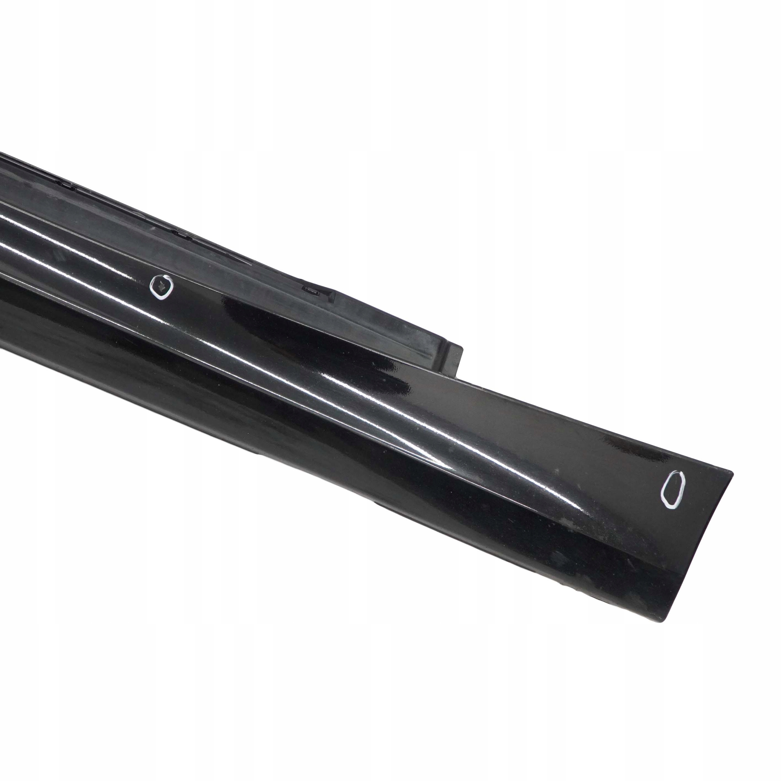 BMW E87 LCI Bas de Porte Couverture Seuil Droite Noir -