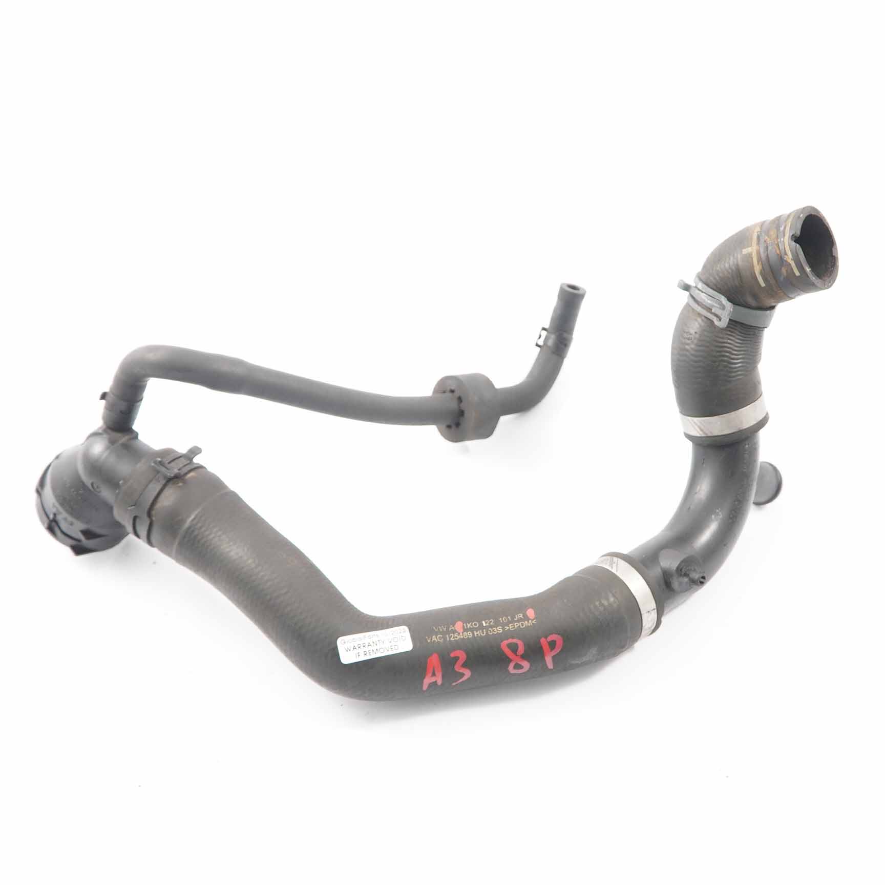 VW Golf 6 Audi A3 8P 1.6 TDI Tuyau d'eau Radiator Coolant Pipe Line 1K0122101JR