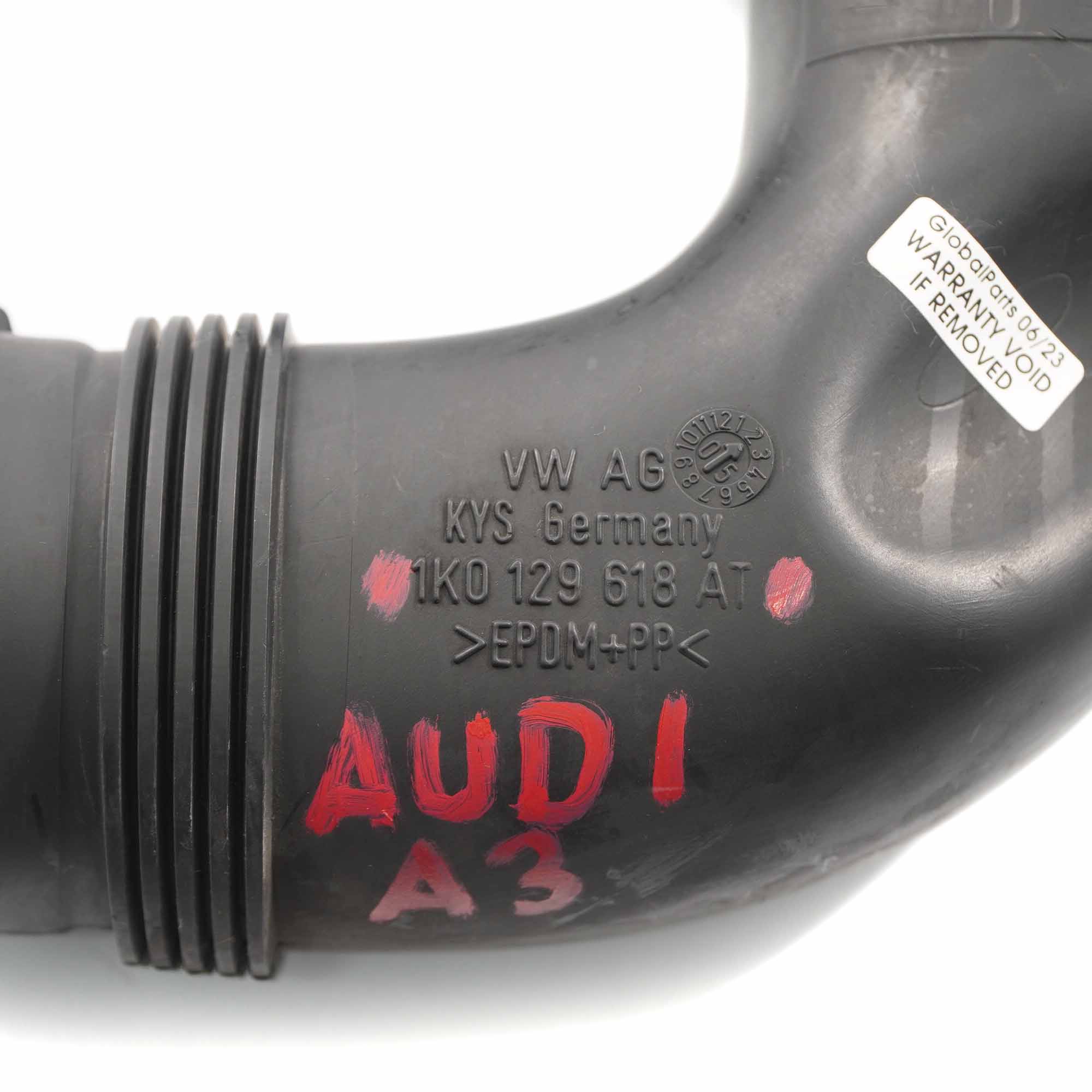 Audi A3 8P 1.9 2.0 TDI Diesel Tuyau d'admission d'air Tuyau 1K0129618AT