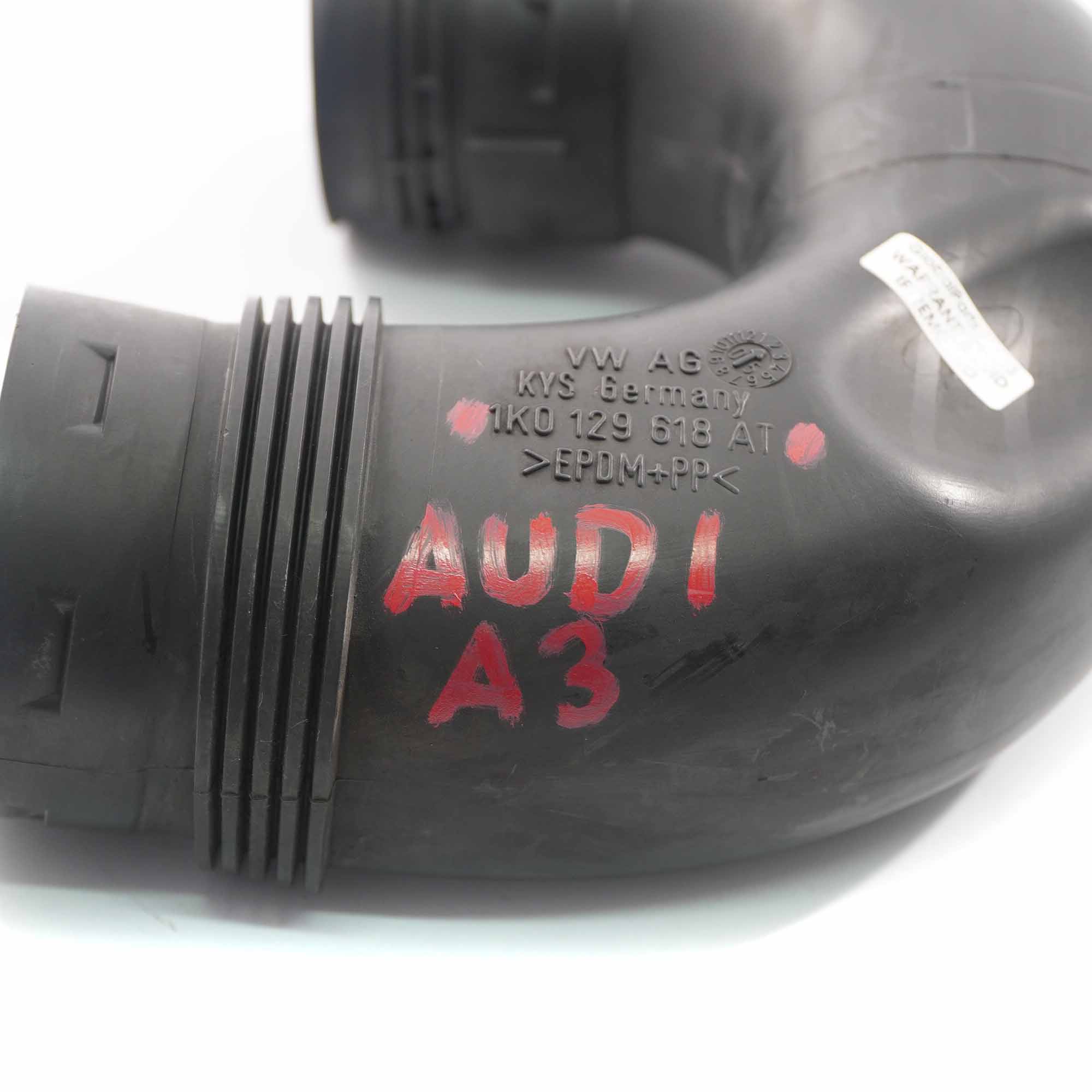 Audi A3 8P 1.9 2.0 TDI Diesel Tuyau d'admission d'air Tuyau 1K0129618AT