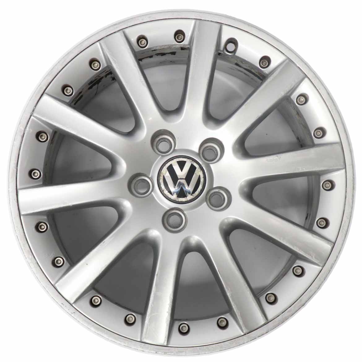 VW Volkswagen Golf 5 V 6 VI Jante Alliage Argent 17" ET:54 7J 1K0601025K