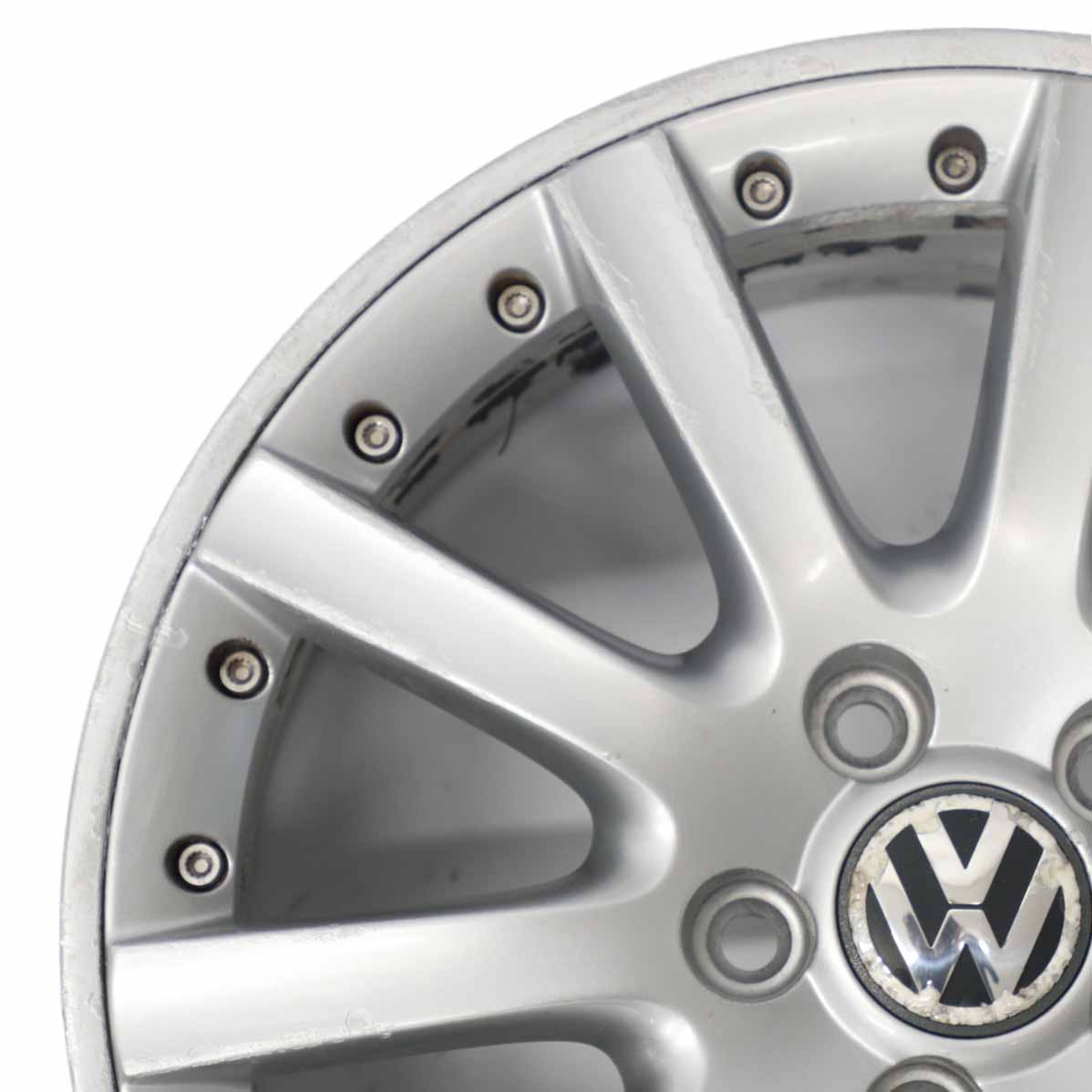 VW Volkswagen Golf 5 V 6 VI Jante Alliage Argent 17" ET:54 7J 1K0601025K