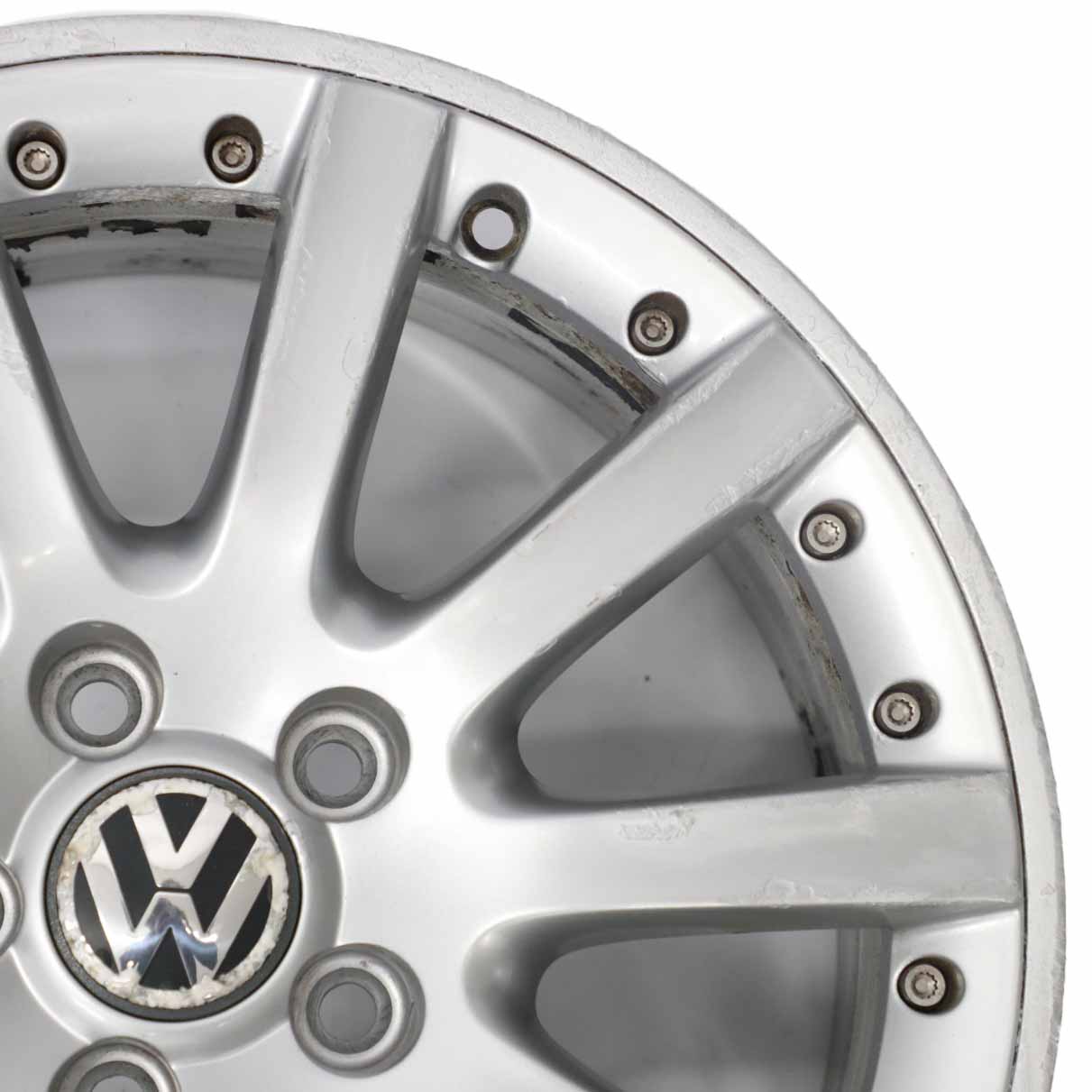 VW Volkswagen Golf 5 V 6 VI Jante Alliage Argent 17" ET:54 7J 1K0601025K