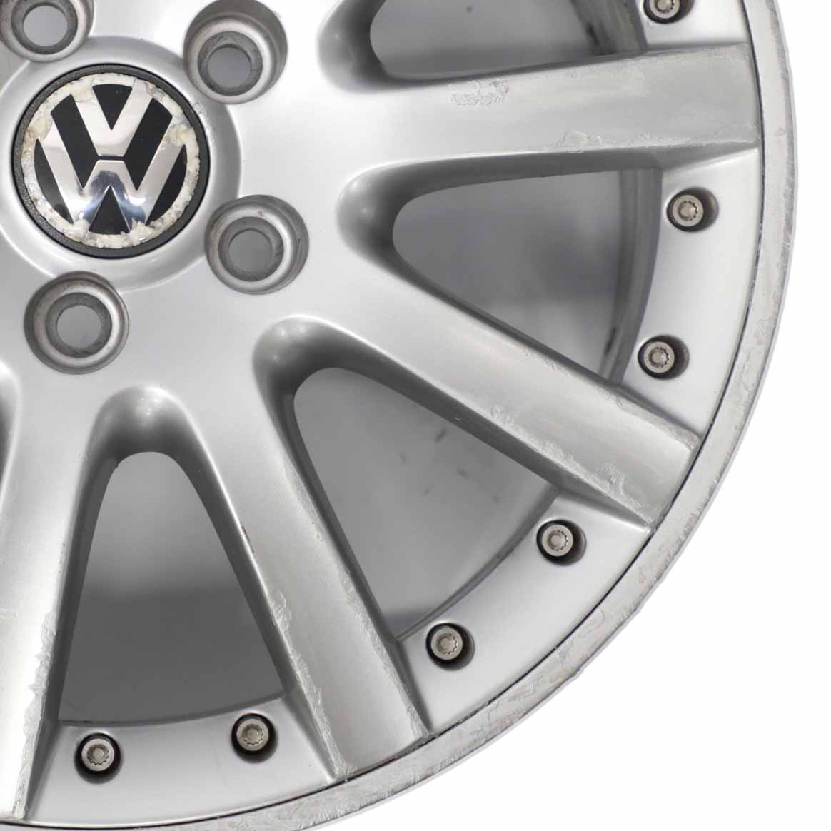 VW Volkswagen Golf 5 V 6 VI Jante Alliage Argent 17" ET:54 7J 1K0601025K