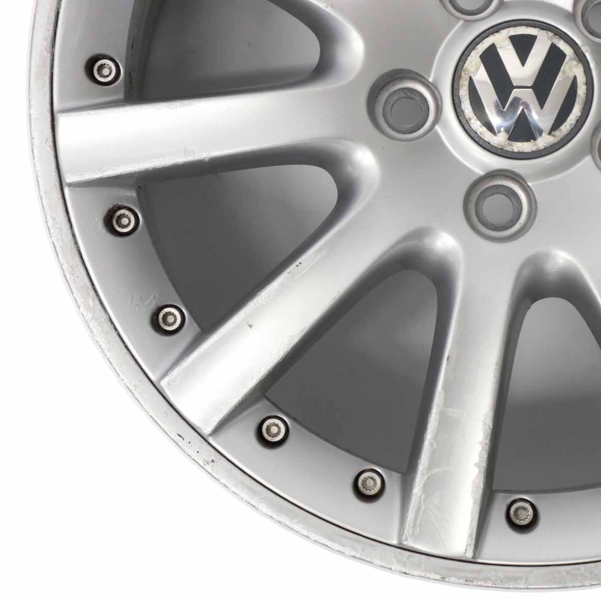 VW Volkswagen Golf 5 V 6 VI Jante Alliage Argent 17" ET:54 7J 1K0601025K