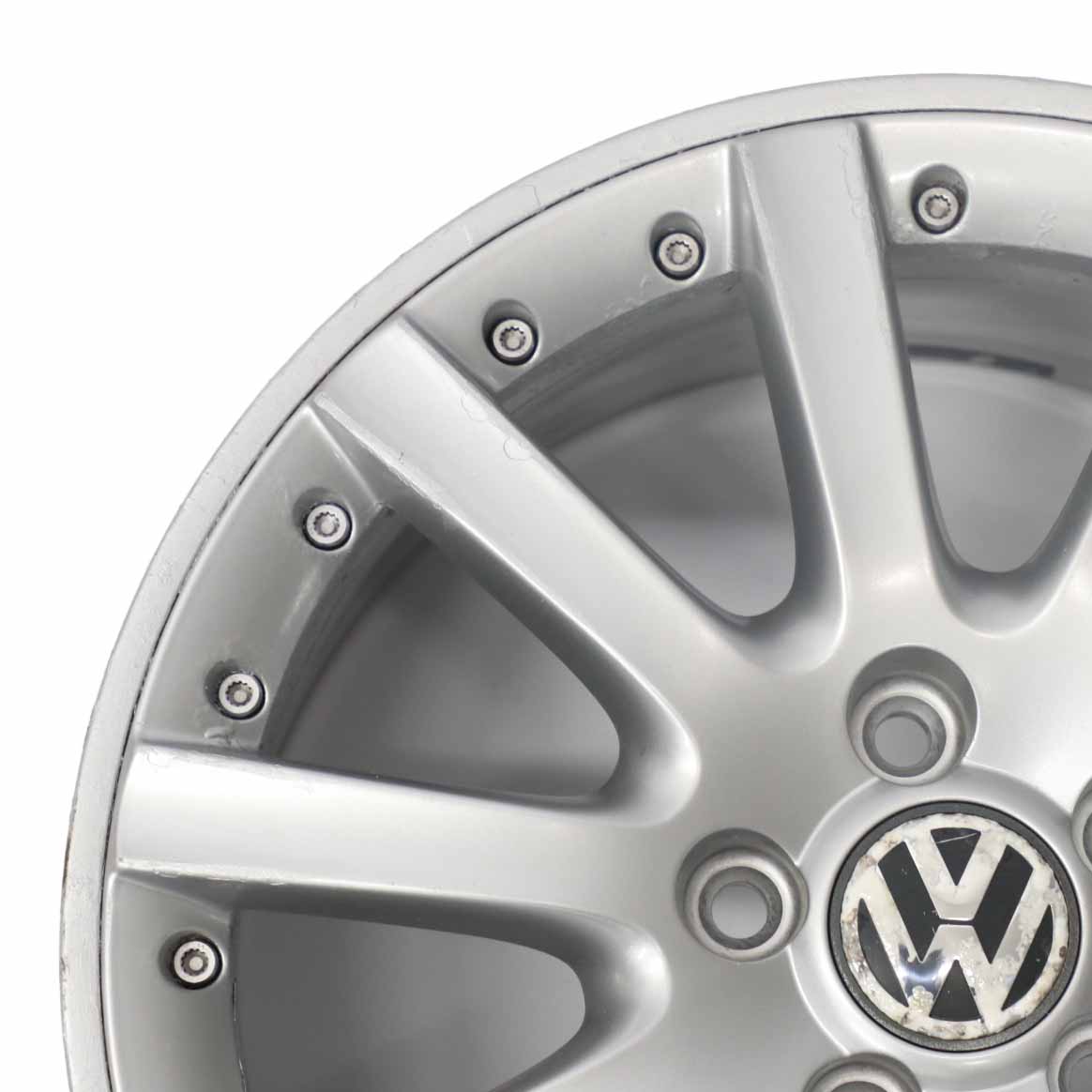 VW Volkswagen Golf 5 V 6 VI Jante Alliage Argent 17" ET:54 7J 1K0601025K