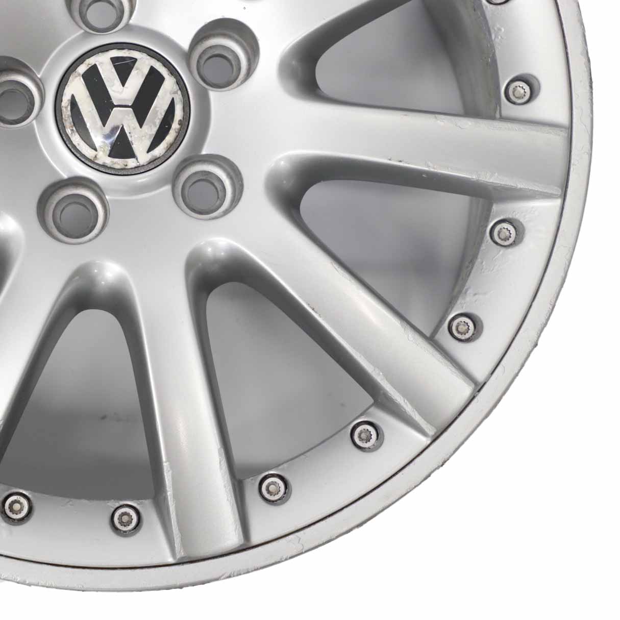 VW Volkswagen Golf 5 V 6 VI Jante Alliage Argent 17" ET:54 7J 1K0601025K