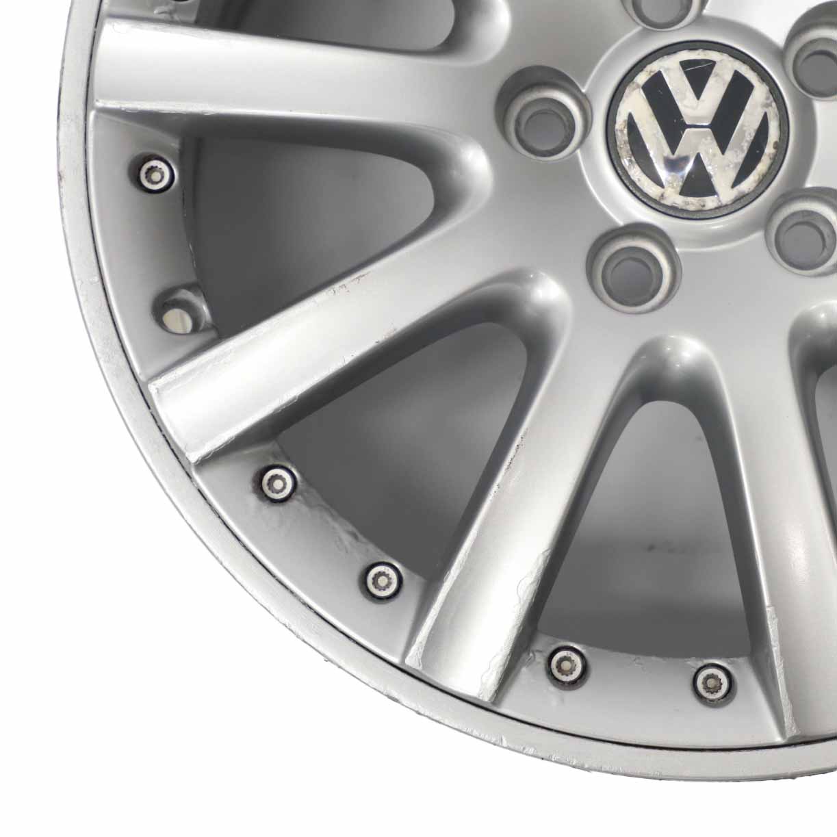 VW Volkswagen Golf 5 V 6 VI Jante Alliage Argent 17" ET:54 7J 1K0601025K