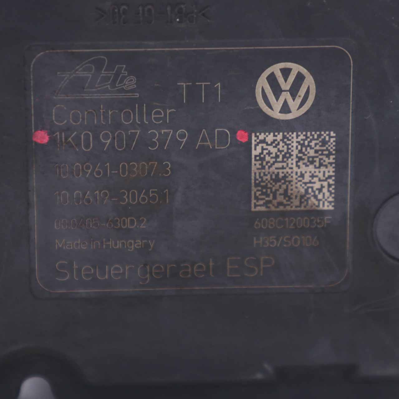 VW Golf  Audi A3 Pompe frein Module ABS Unité contrôle hydraulique 1K0614517BD