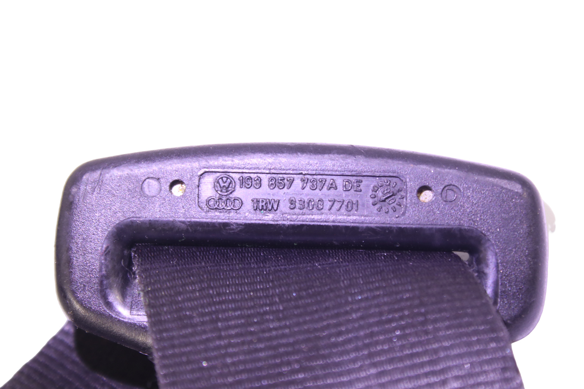 VW Volkswagen Passat B6 Ceinture de sécurité arrière Ceinture droite 193857737A