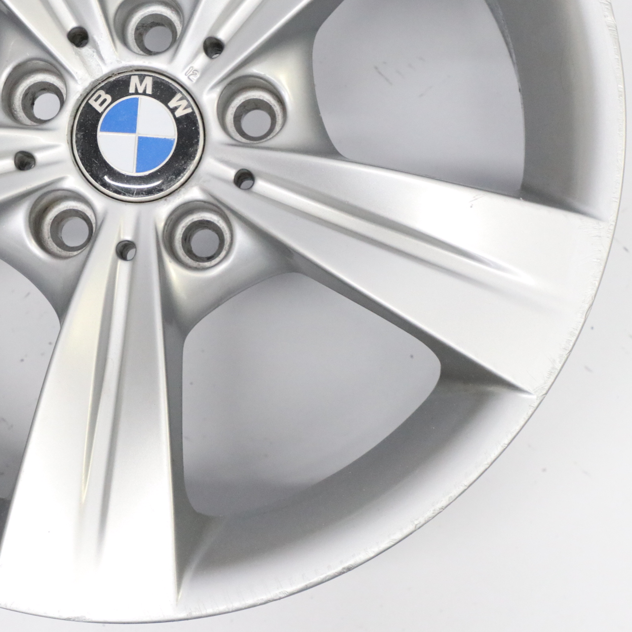 Bmw E90 E91 E92 Front Silver Wheel Alloy Rim 18" Star Spoke 287 8j ET:34 6783634