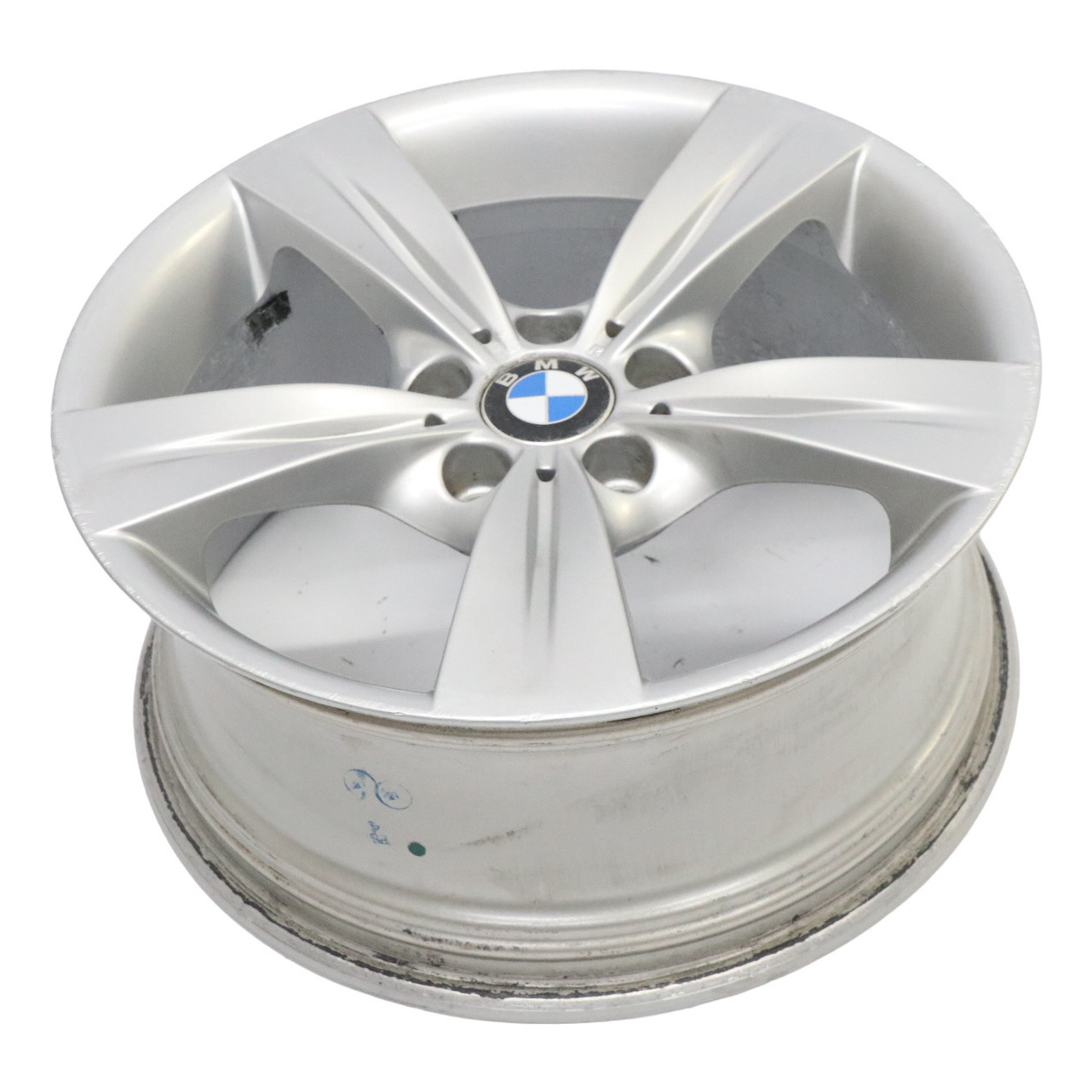 Bmw E90 E91 E92 Front Silver Wheel Alloy Rim 18" Star Spoke 287 8j ET:34 6783634