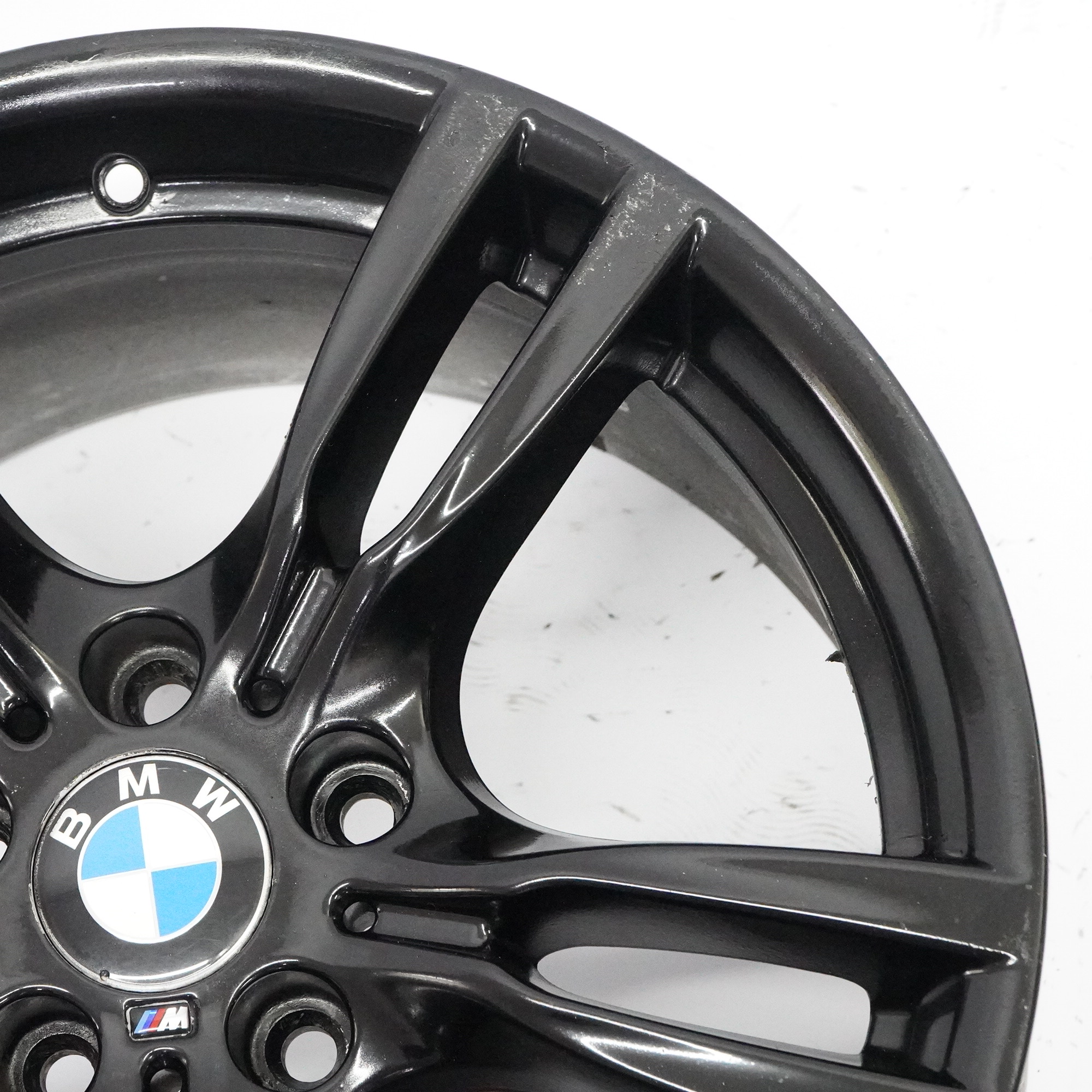 BMW F30 F31 Jante arriere alliage noir 18" 8,5J ET:47 M Star Spoke 400 7845881