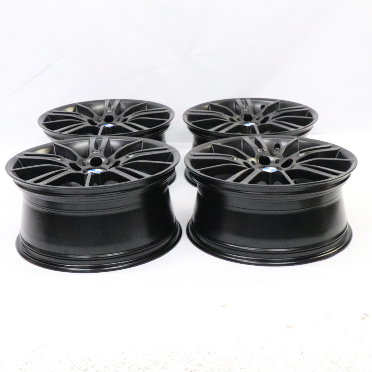 BMW E90 E91 E92 E93 Set complet 4x jante noire 18" M Spider Spoke 193