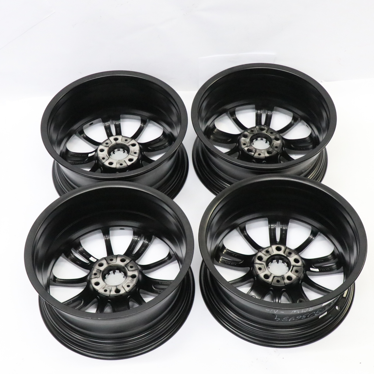 BMW E90 E91 E92 E93 Set complet 4x jante noire 18" M Spider Spoke 193