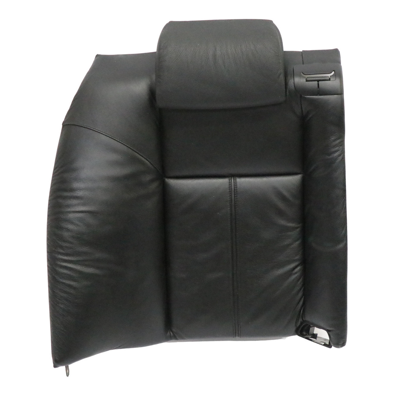 BMW E38 Seat Backrest Rear Right O/S Back Cover Black Leather Montana