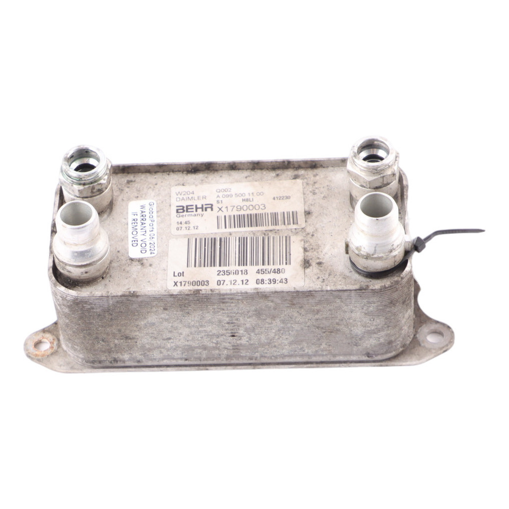 Echangeur Mercedes W204 W212 OM642 Refroidisseur d'huile diesel A6421800165