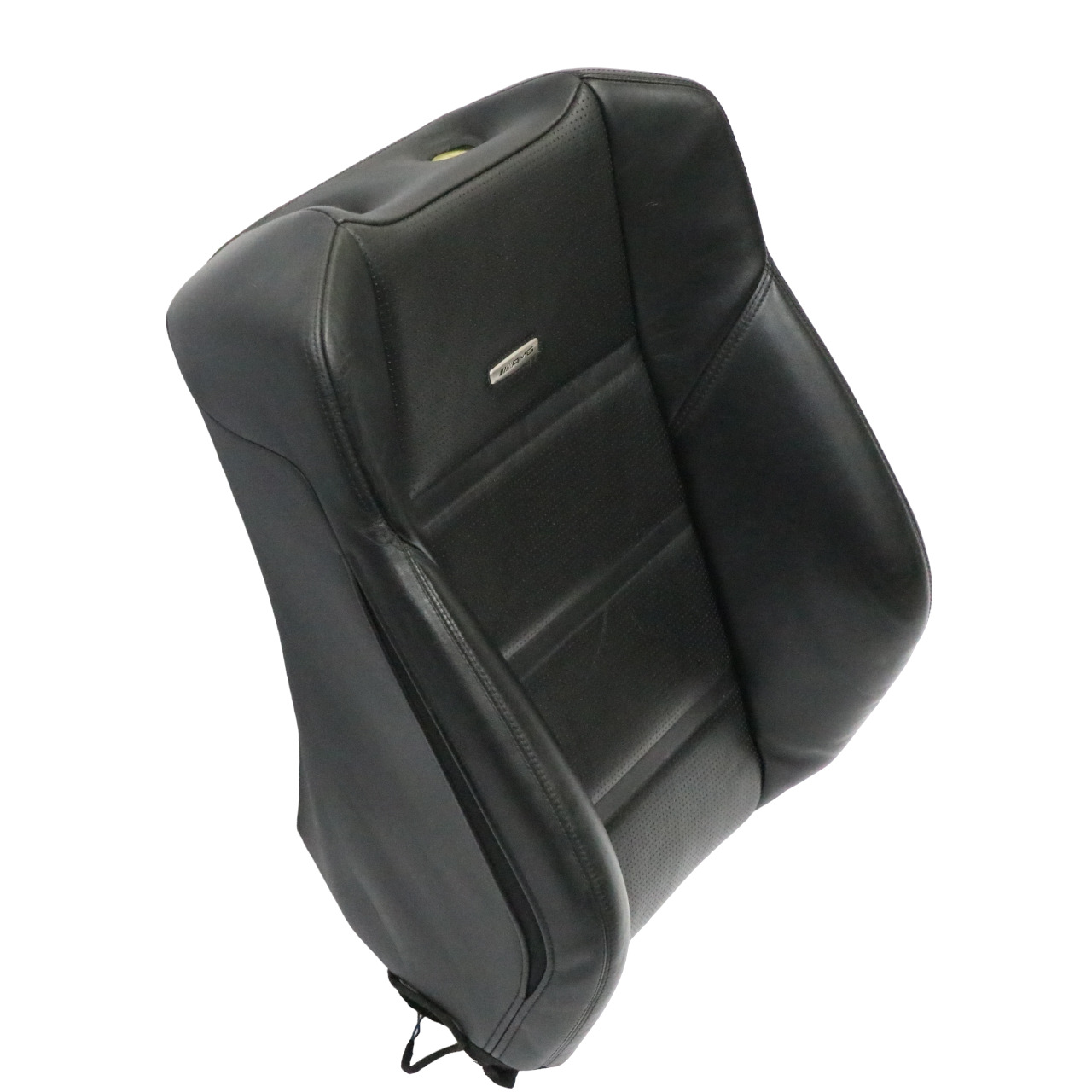 Mercedes W212 AMG Front Seat Backrest Cover Left N/S Heated Leather Black