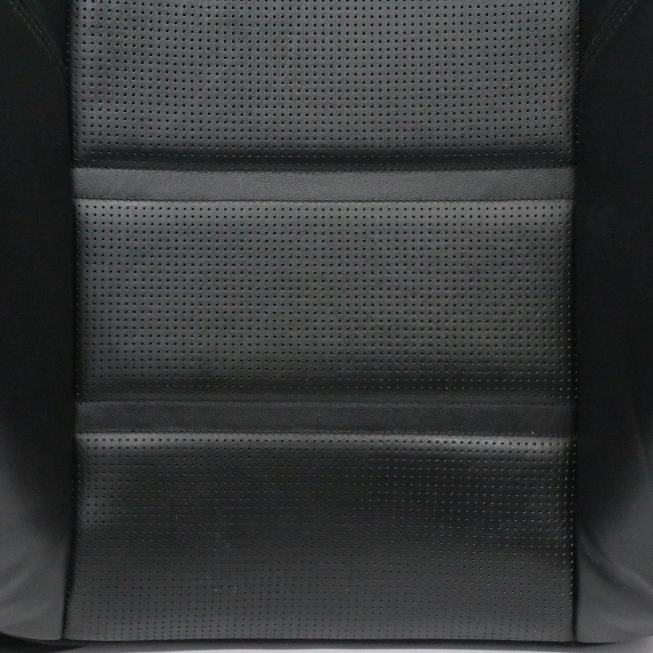 Mercedes W212 AMG Front Seat Backrest Cover Left N/S Heated Leather Black