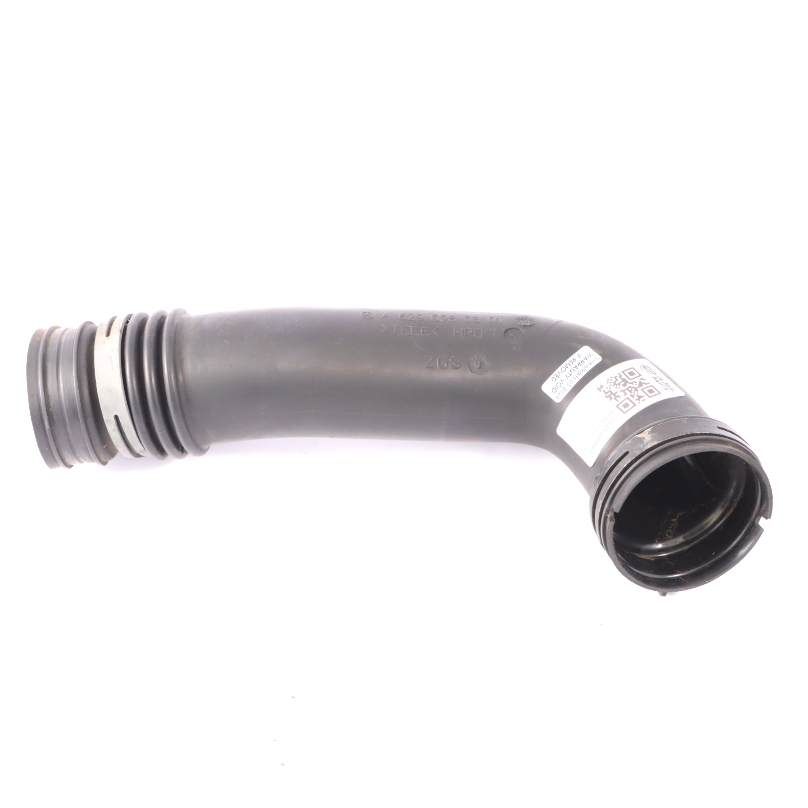 Mercedes W211 W221 W164 Air Intake Hipe Pipe A6290980401