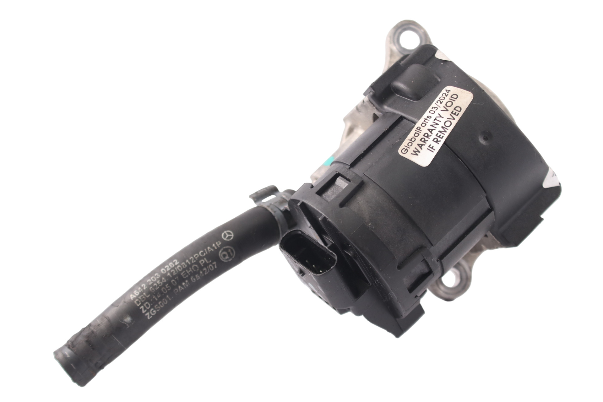 Soupape EGR Mercedes W204 W212 OM642 Recirculation gaz d'échappement A6421401060