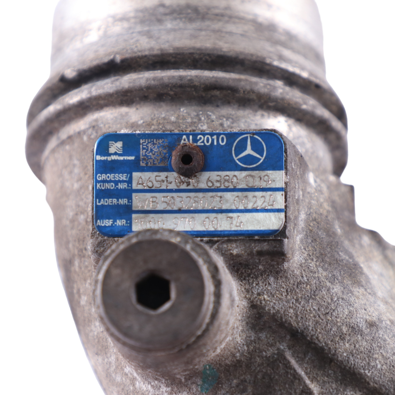 Conduit d'air Mercedes Sprinter W906 OM651.955 Boîtier du turbocompresseur Pièce