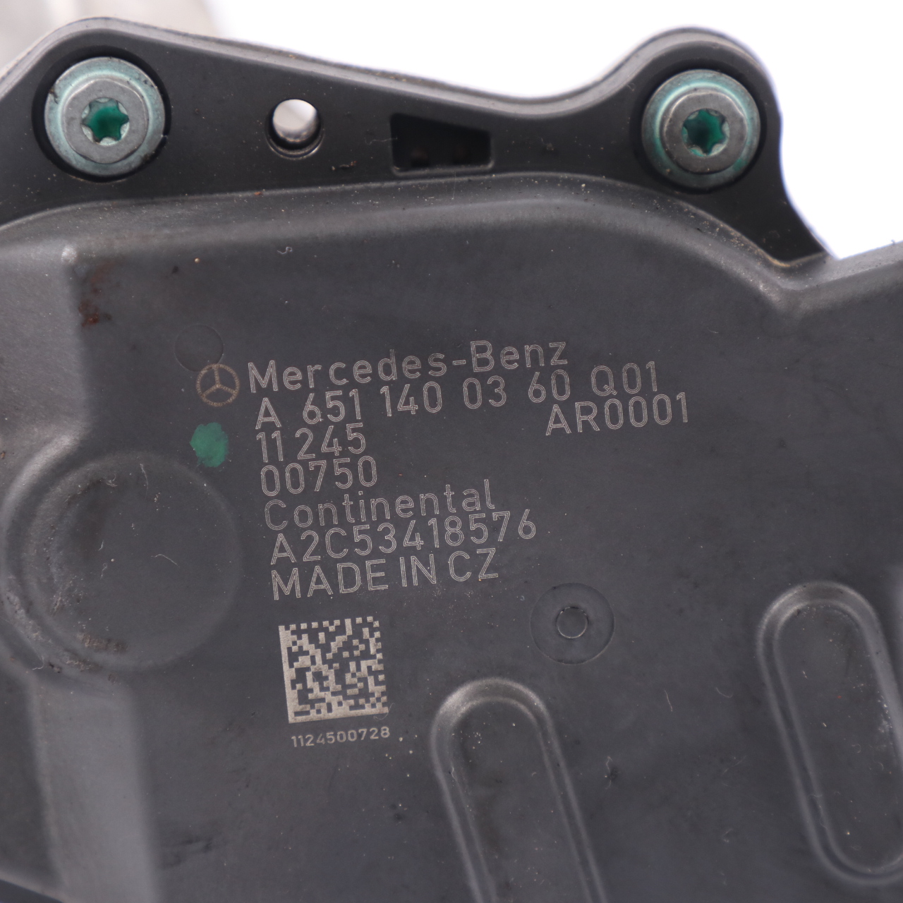 Soupape EGR Mercedes W204 W906 OM651 Recirculation d'échappement A6511400360