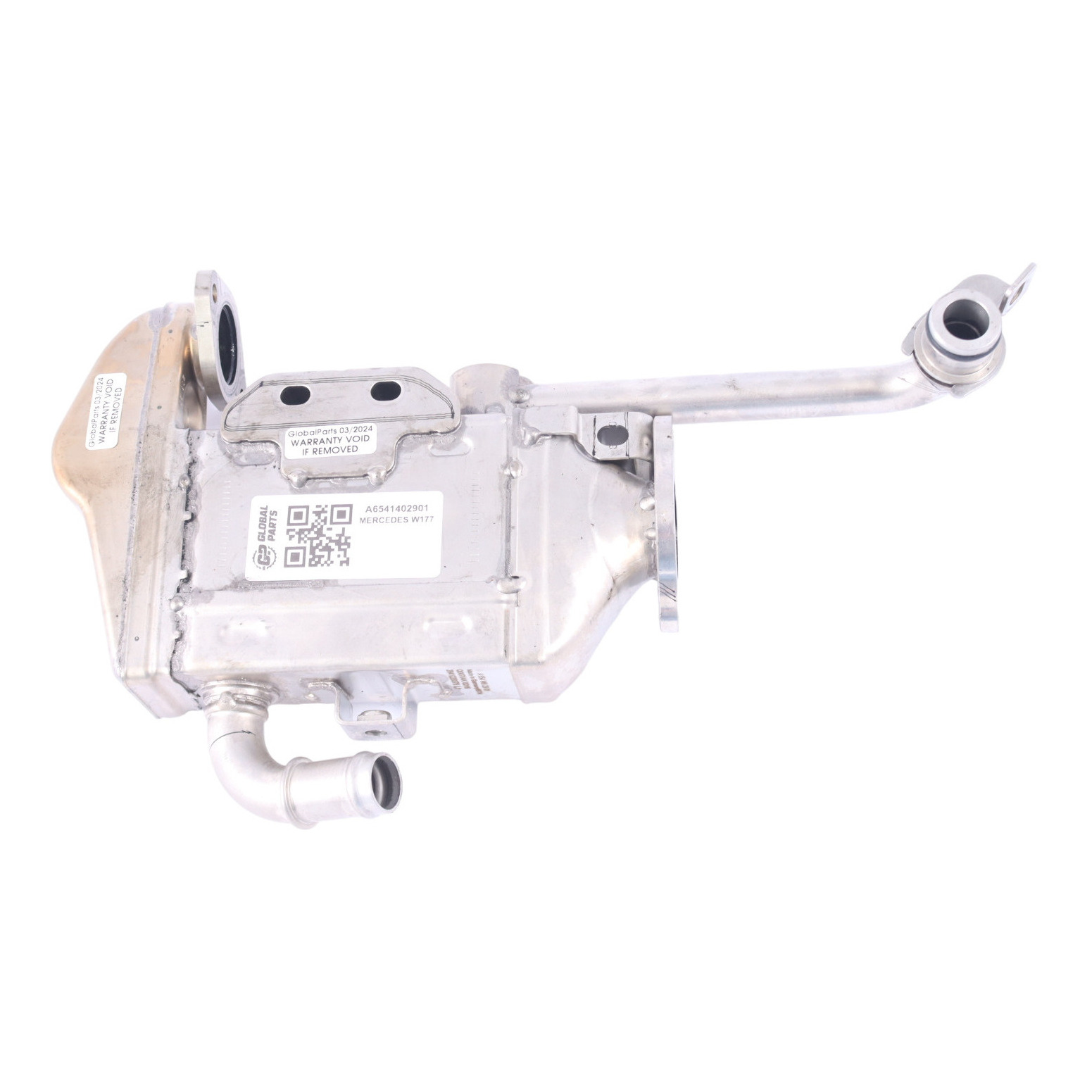 Refroidisseur EGR Mercedes W177 C118 W247 OM654 Refroidisseur gaz d'échappement