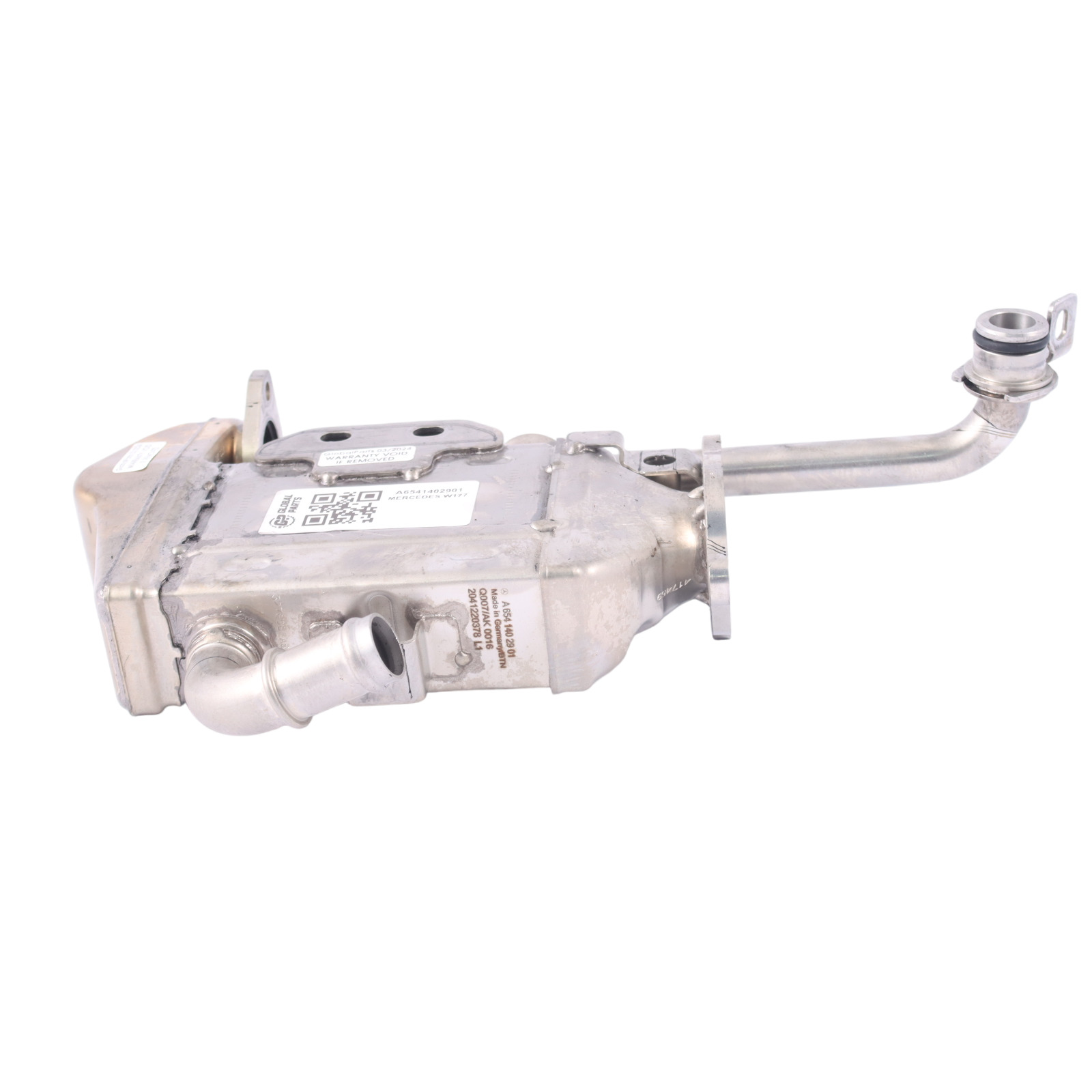 Refroidisseur EGR Mercedes W177 C118 W247 OM654 Refroidisseur gaz d'échappement