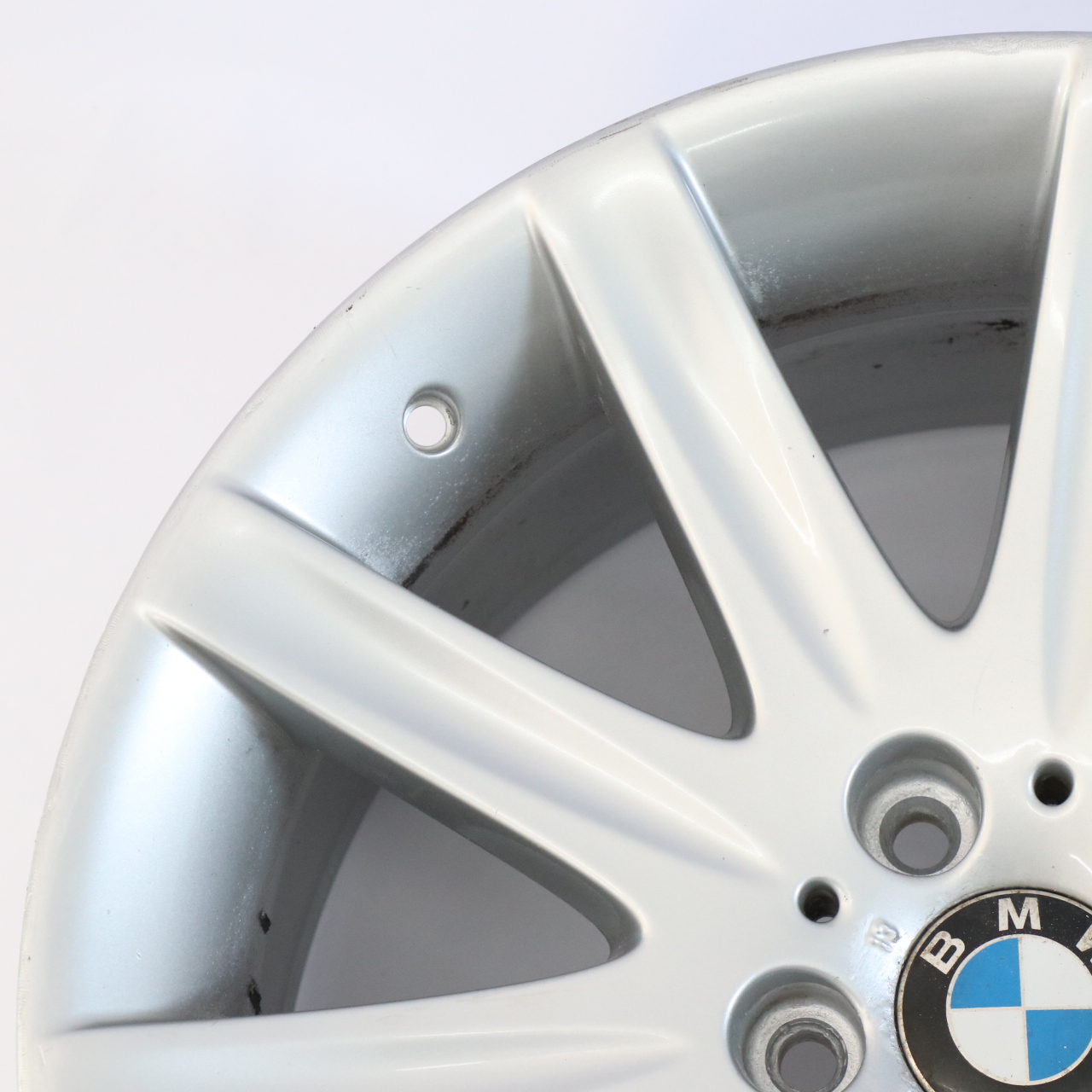 BMW E65 Roue avant argentée Jante en alliage 19" Star Spoke 95 ET:24 9J 6753241