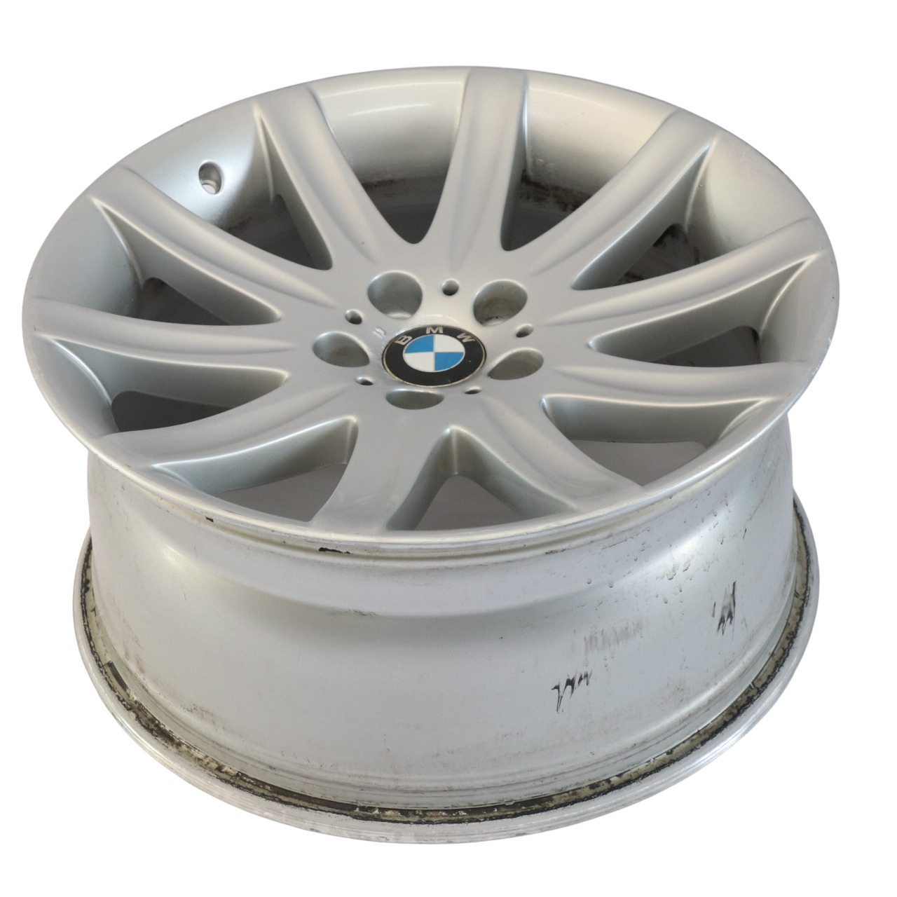 BMW E65 Roue avant argentée Jante en alliage 19" Star Spoke 95 ET:24 9J 6753241