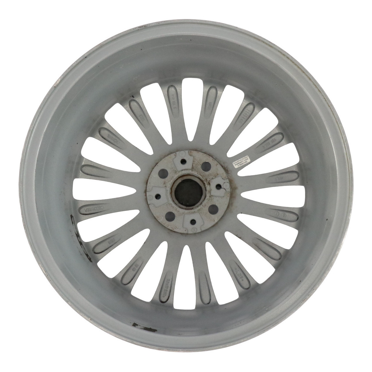 Mini Cooper R50 R55 R56 Argent Jante Alliage 17" 7J ET:48 Multi-Spoke 108