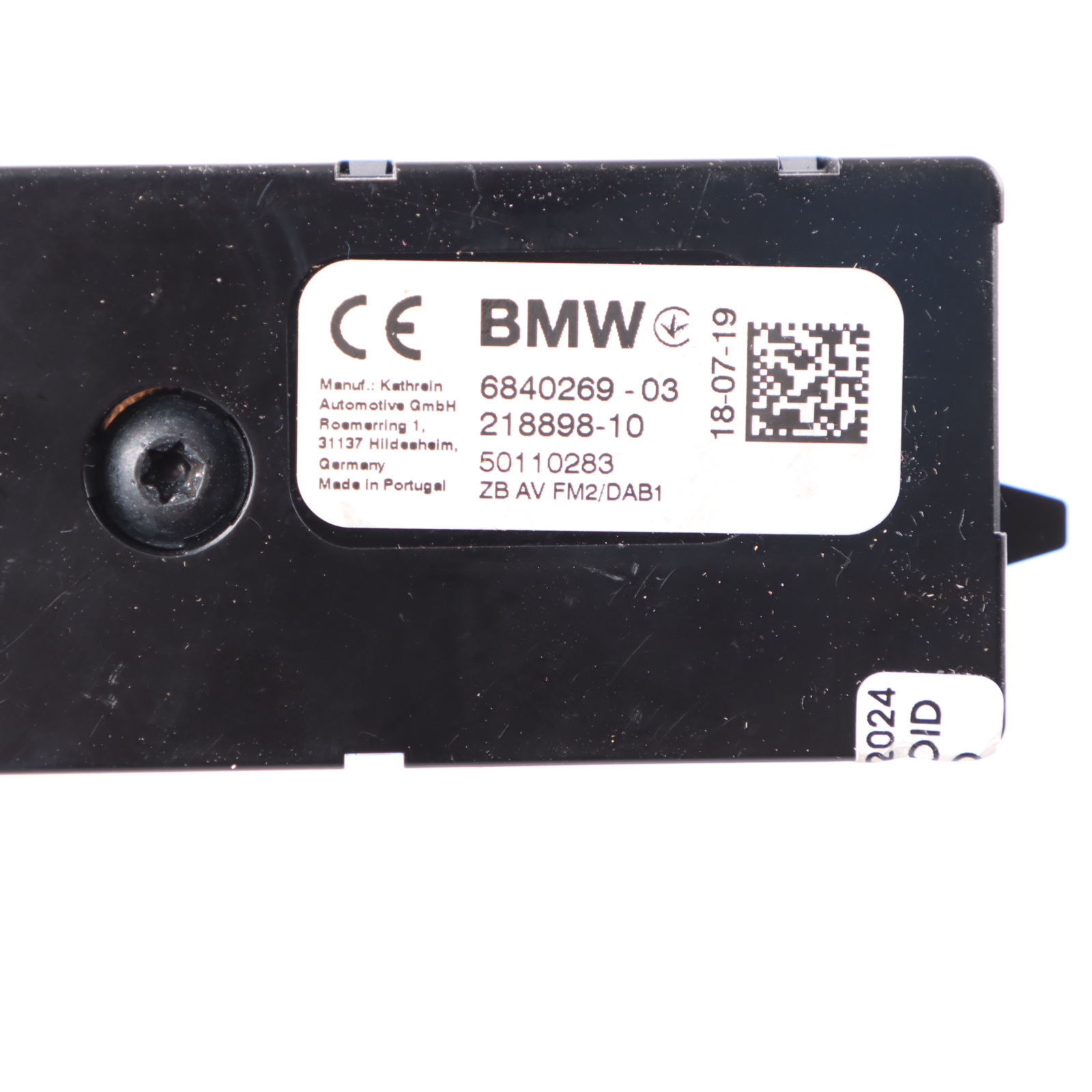 BMW X4M F98 G02 Antenne Amplificateur Signal Radio FM2 DAB Module 6840269