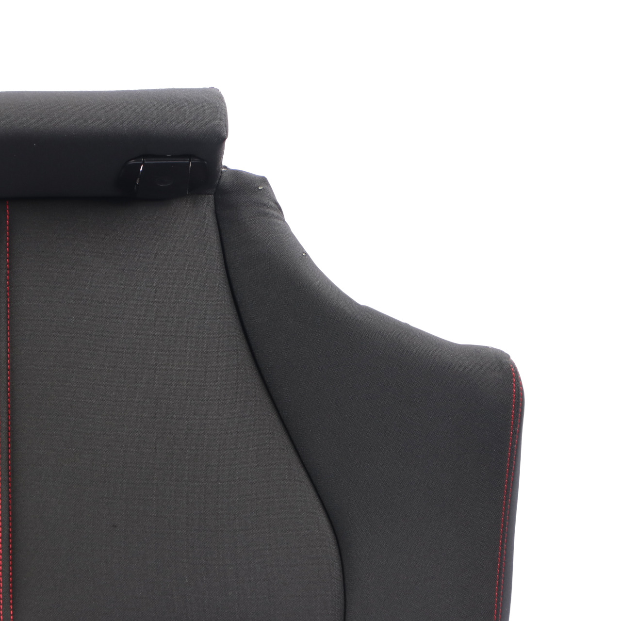 BMW F20 Rear Seat Bench Couch Cloth Fabric Anthracite Red Stitching Accents