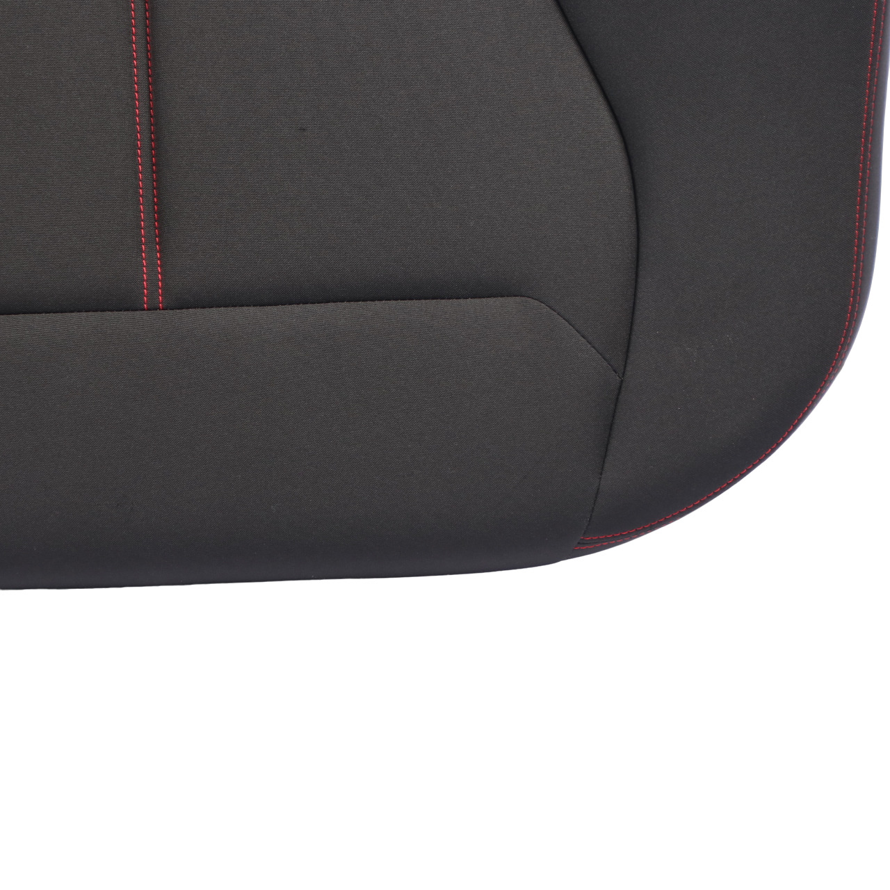 BMW F20 Rear Seat Bench Couch Cloth Fabric Anthracite Red Stitching Accents