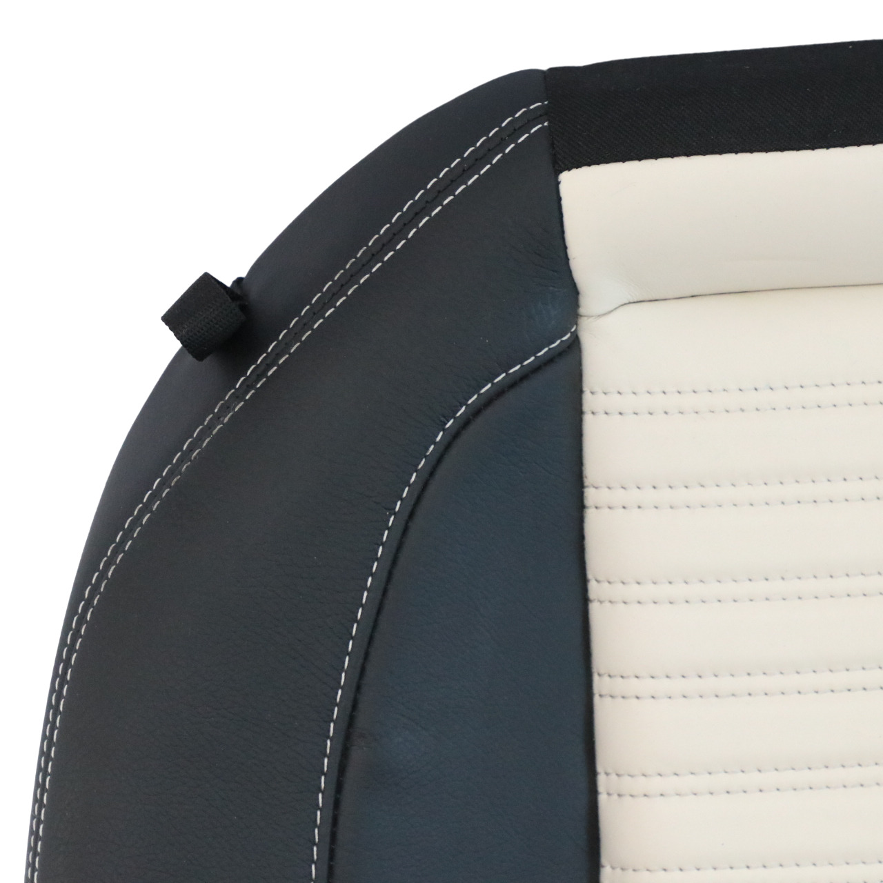 Mercedes GLE C292 Rear Seat Cushion Cover Right Leather Nappa Black/ Porcelain