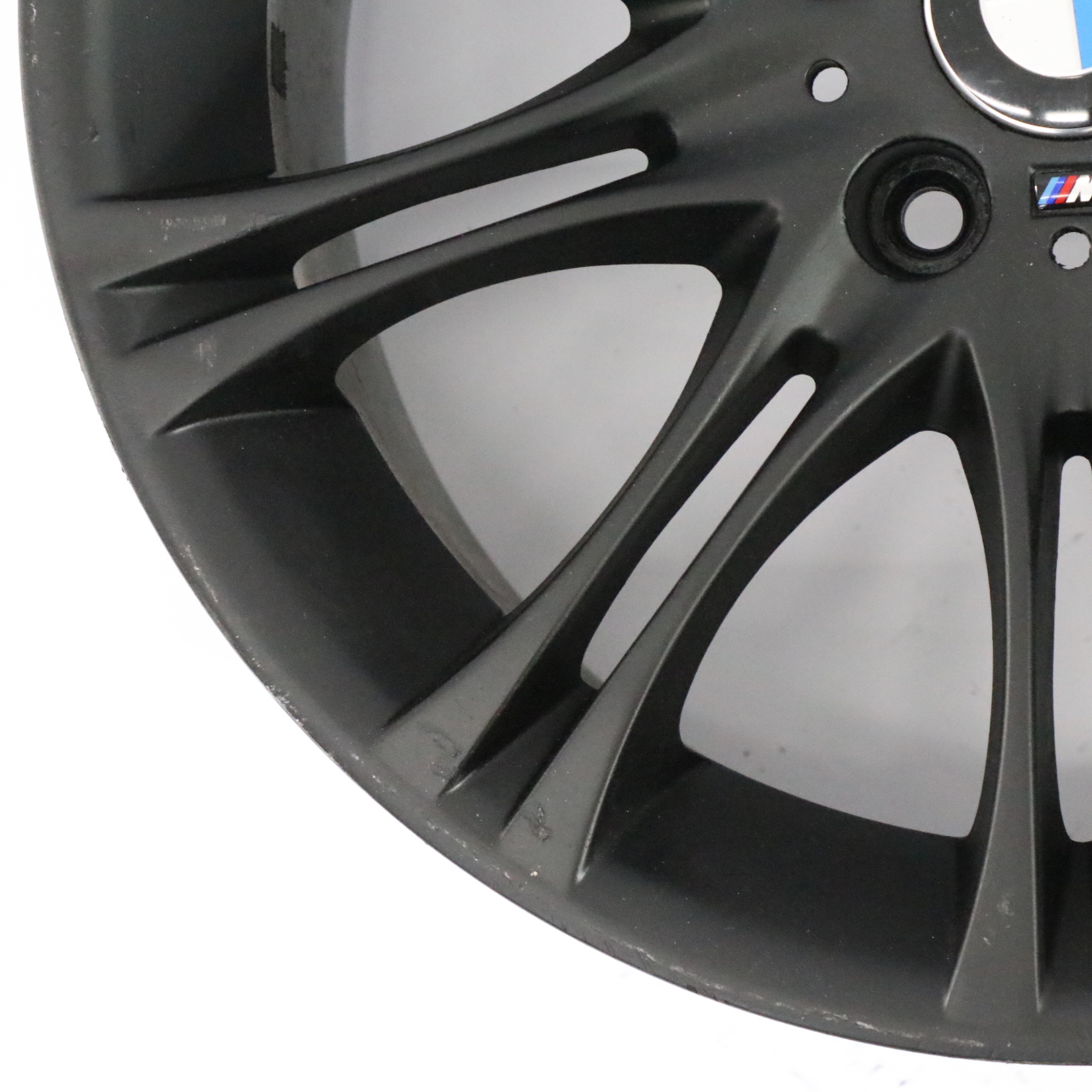 BMW E46 Z4 E85 Jante Alliage Avant Noir 18" 8J ET:47 M Double Rayon 135 VIA