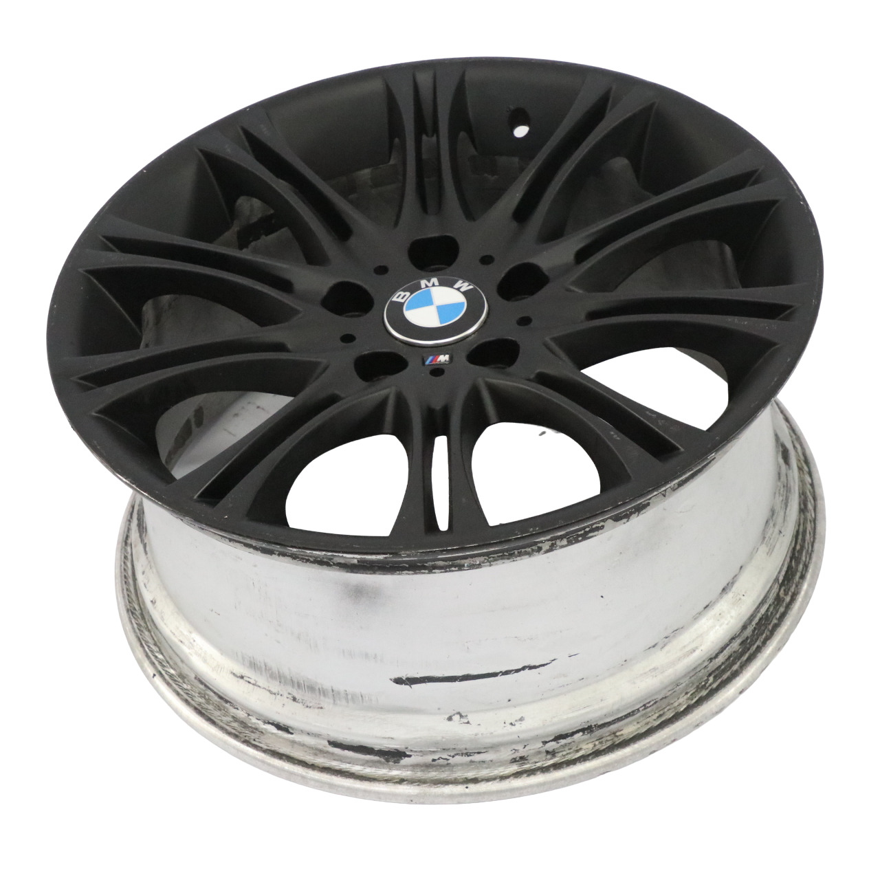 BMW E46 Z4 E85 Jante Alliage Avant Noir 18" 8J ET:47 M Double Rayon 135 VIA